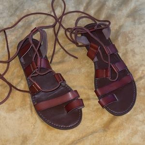 Mossimo Supply Co. Target Brown Strappy Sandals